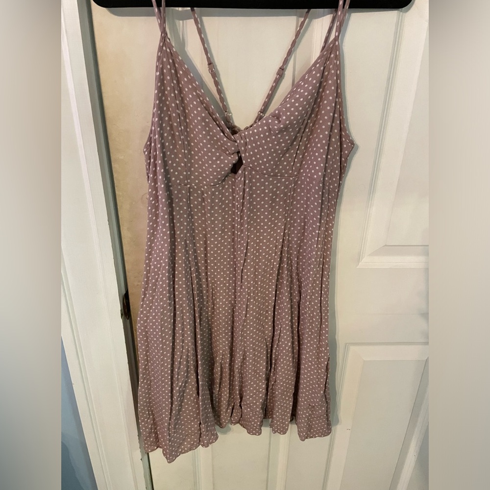 Purple Polkadot Sun Dress